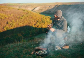 Stekhäll med ben banner