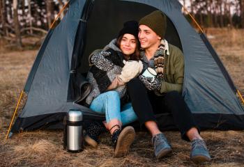 Tvåmannatält banner