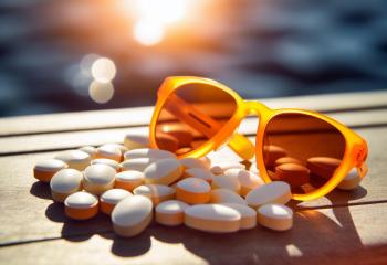 Brun utan sol tabletter banner