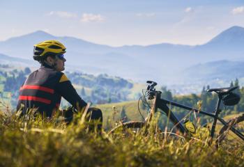 Elcykel mountainbike banner