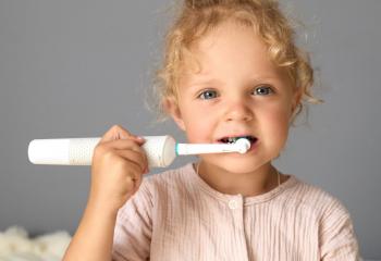 Eltandborste för barn banner