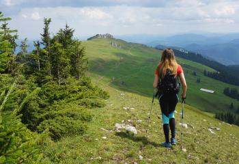Friluftsbyxor dam banner