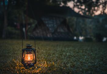 Lykta utomhus banner