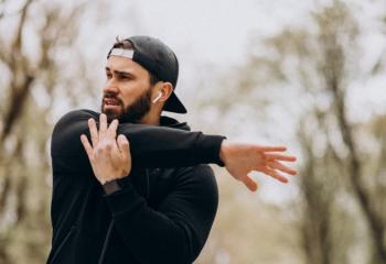 Pulsklocka med Spotify banner