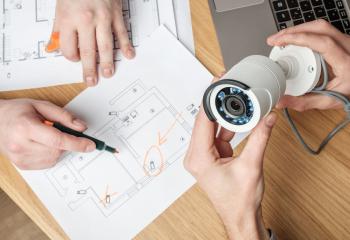 Övervakningskamera banner