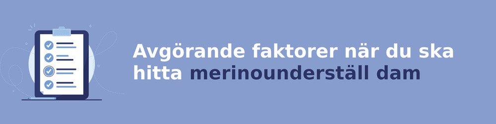 viktiga faktorer för att välja rätt merinounderställ dam