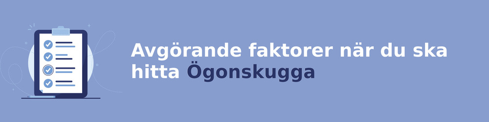 viktiga faktorer för att välja rätt ögonskugga