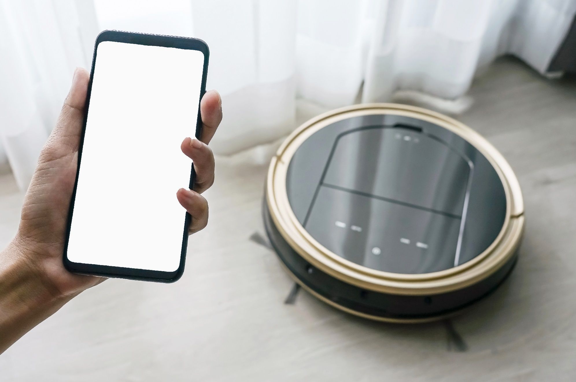 smartphone robotdammsugare