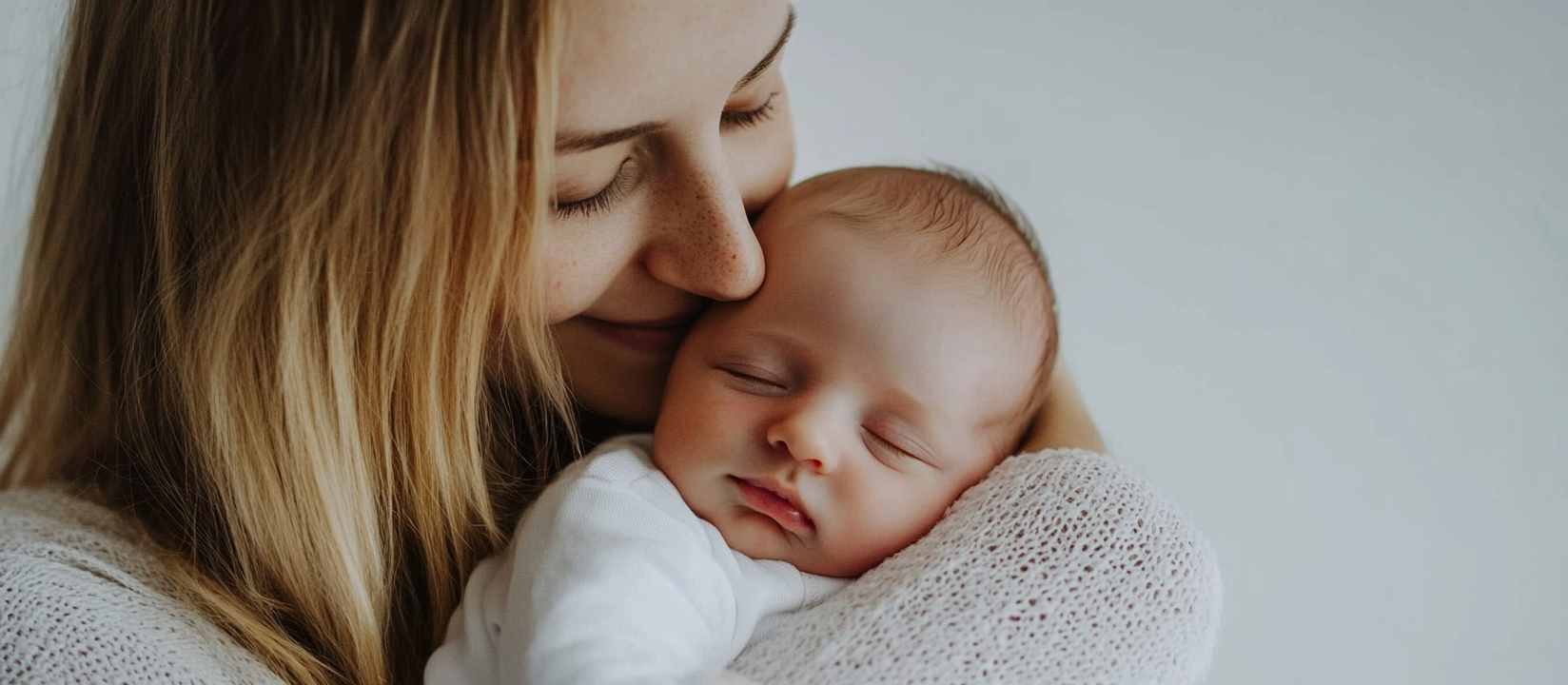 mamma med bebis