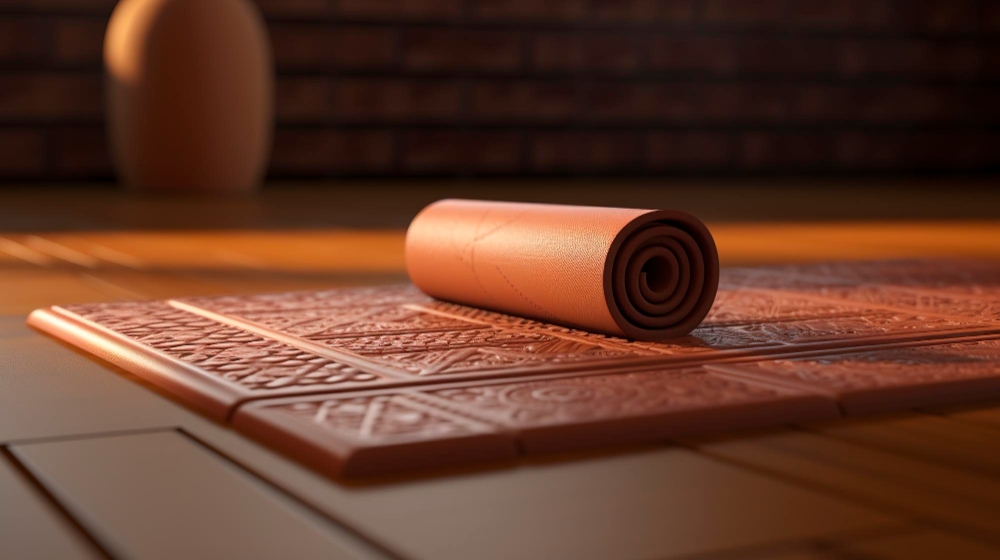 orange yogamatta