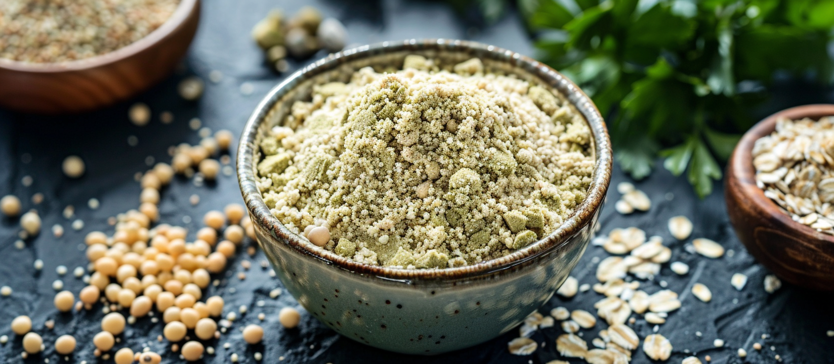 veganskt proteinpulver aertor havre