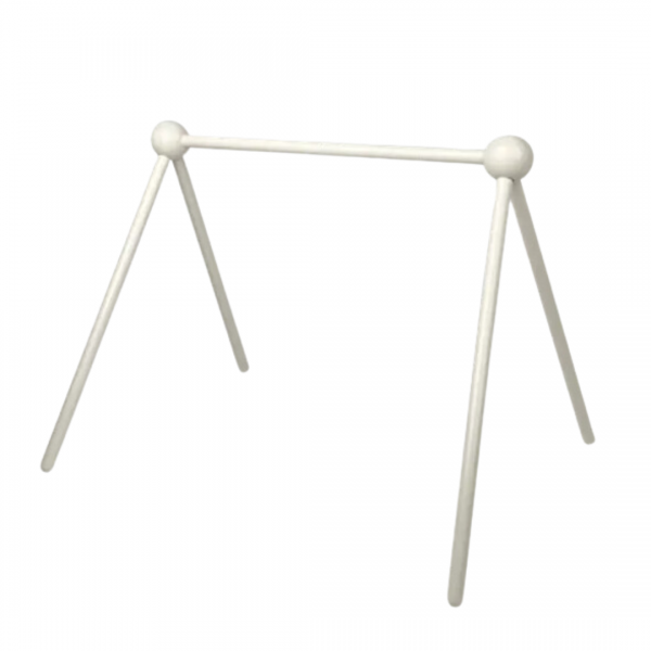 Babygym i trä Ivory White
