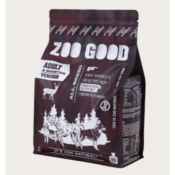 ZOO GOOD Venison Sensitive Adult All Breed 2 kg