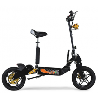 Elscooter 3000W Premium 60 kmtim Staplatta i aluminium Lyfco