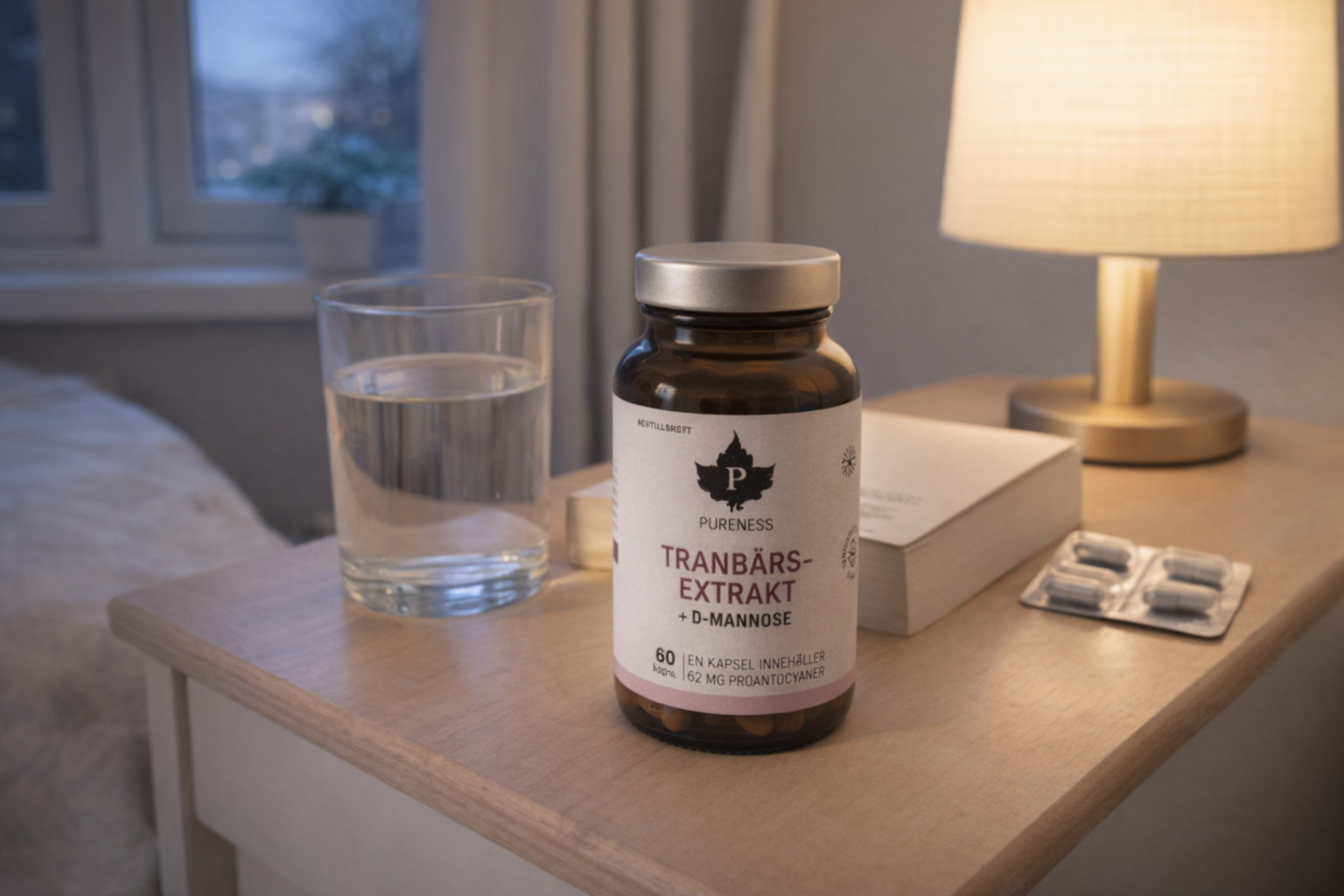 Pureness Tranbärsextrakt + D-mannose