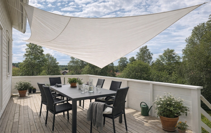 VidaXL Solsegel 3x3 m