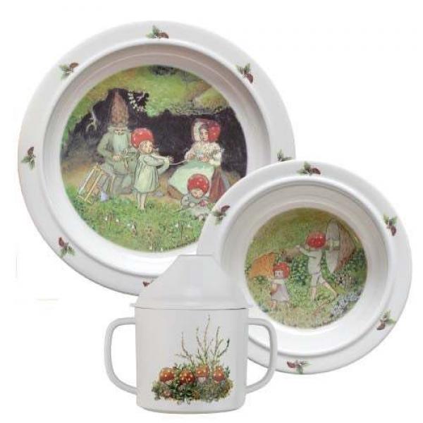 Elsa Beskow Tomtebobarnen Barnservis