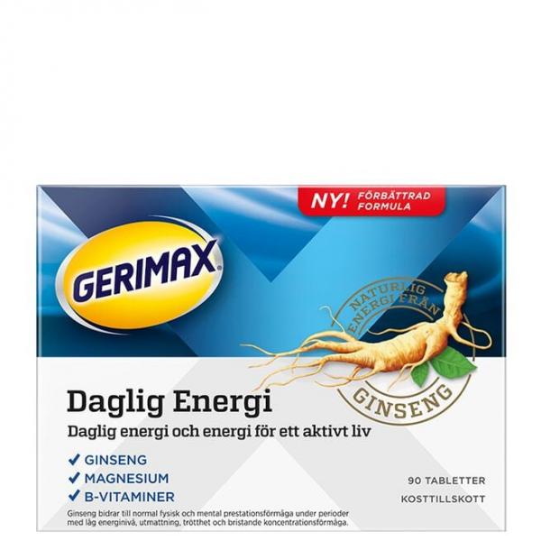 Gerimax Daglig Energi Med Ginseng 90 tabletter