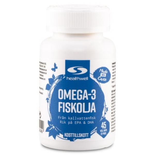Healthwell Omega-3 Fiskolja