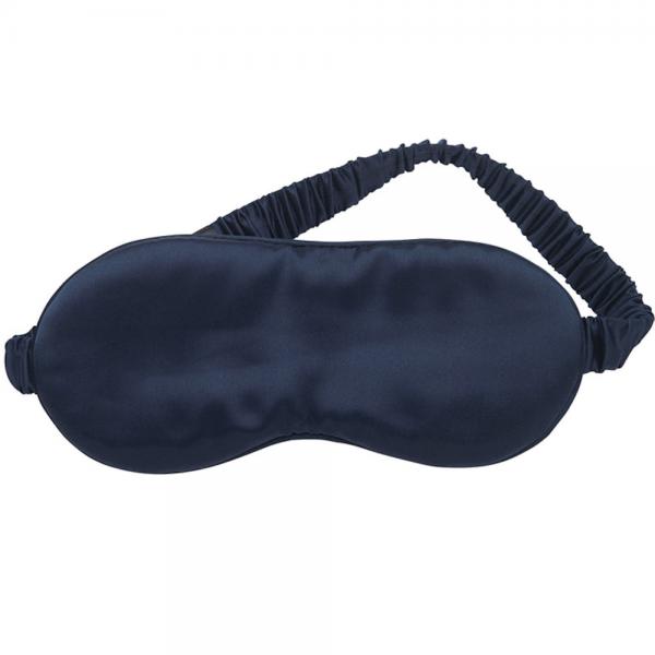 Lenoites Mulberry Sleep Mask with Pouch Blue