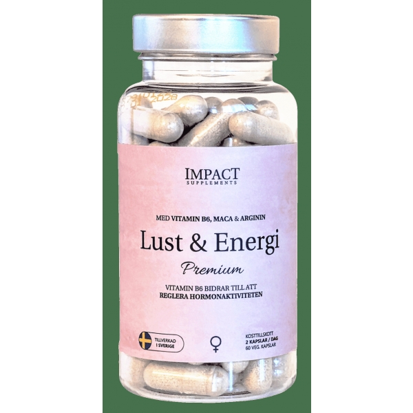 Impact Supplements Lust & Energi Kvinna