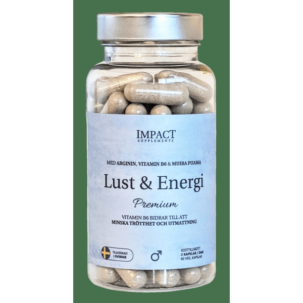 Impact Supplements Lust & Energi Man