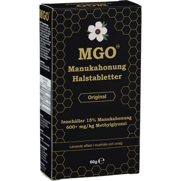 MGO Manukahonung 600+ Halstabletter