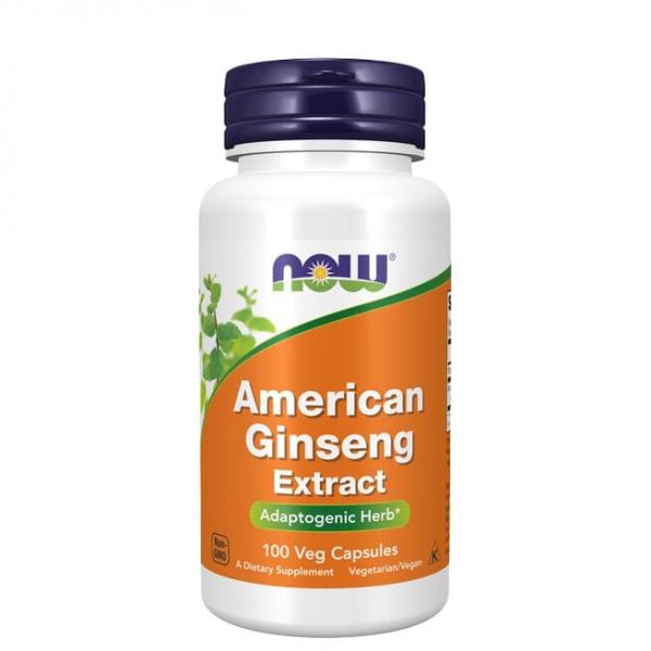 Now Foods American Ginseng 500 mg 100 kapslar