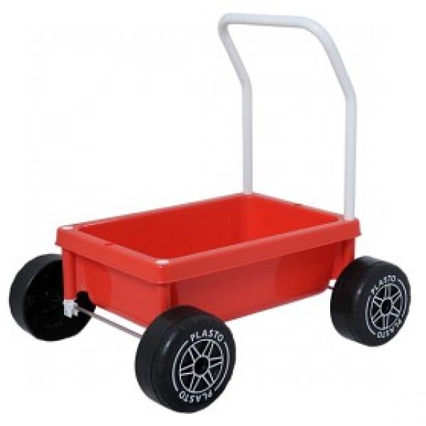 Plasto Lära-gå-vagn med tysta hjul