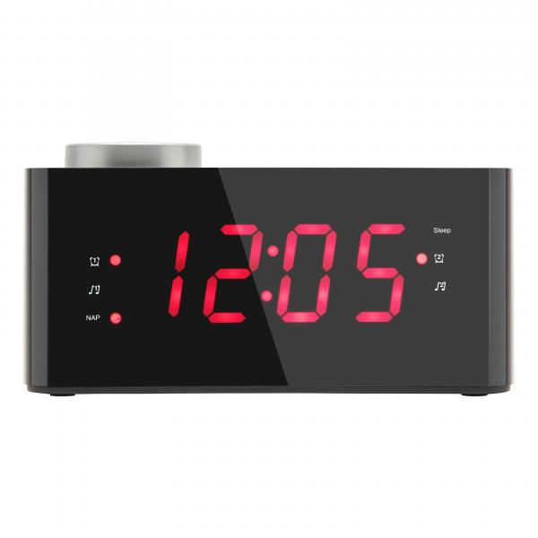 Rubicson Projektorklocka med FM-radio