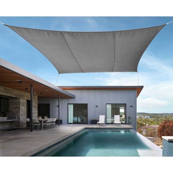 Metalcraft Kvadratiskt Solsegel 4x4 m