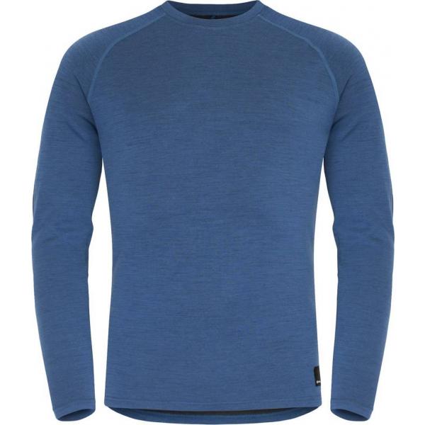 Urberg Mens Selje Merino-Bamboo Top True Navy/Asphalt
