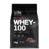 Star Nutrition Whey-100 Vassleprotein 1 kg                                                                     Choklad
