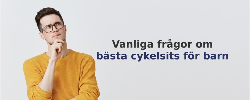 vanliga frågor om Cykelsits för barn